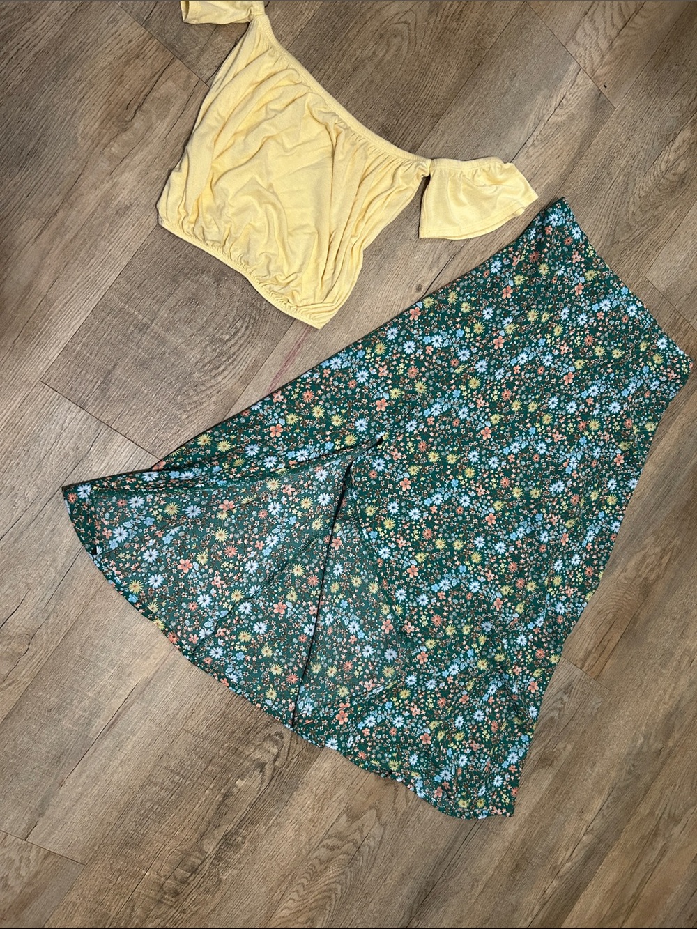 Floral Skirt Set